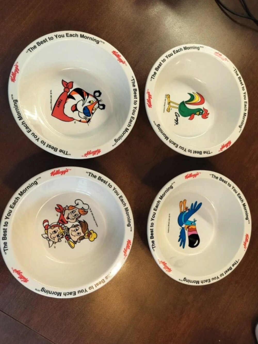 Vintage Kellogg’s Cereal Bowl Set